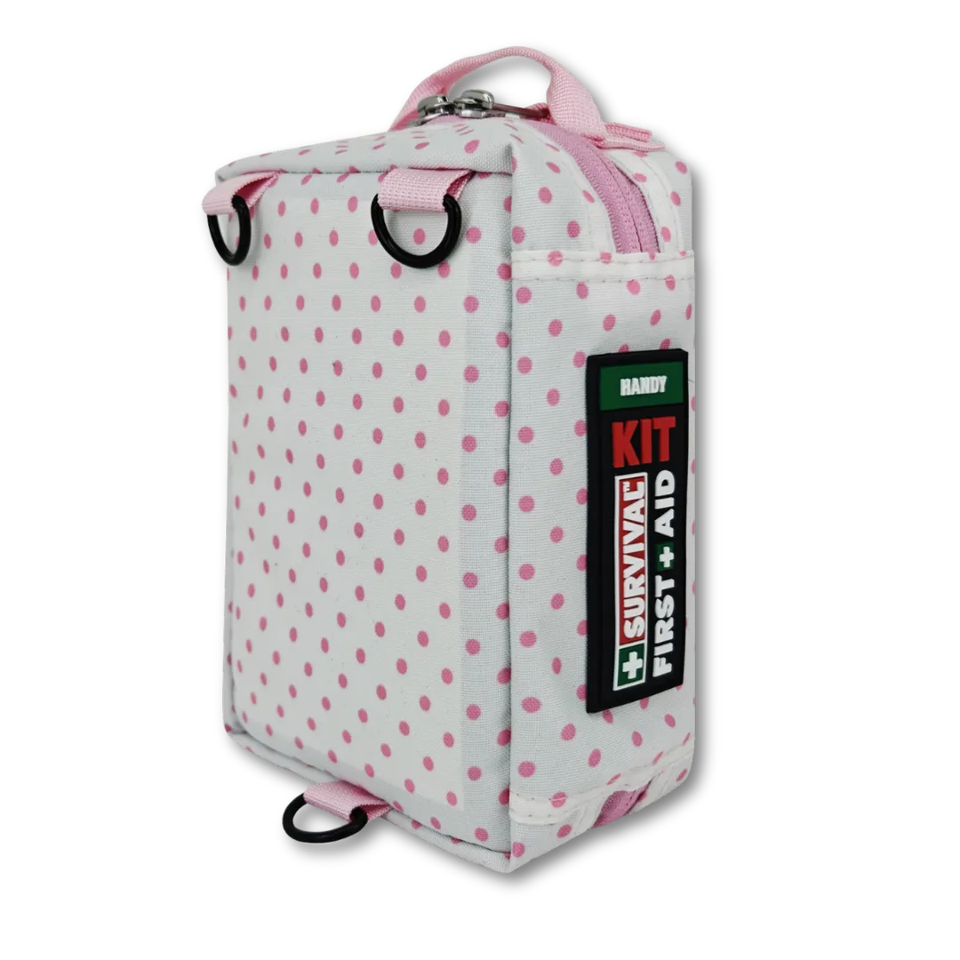 SURVIVAL Handy First Aid KIT (Pink Polka)