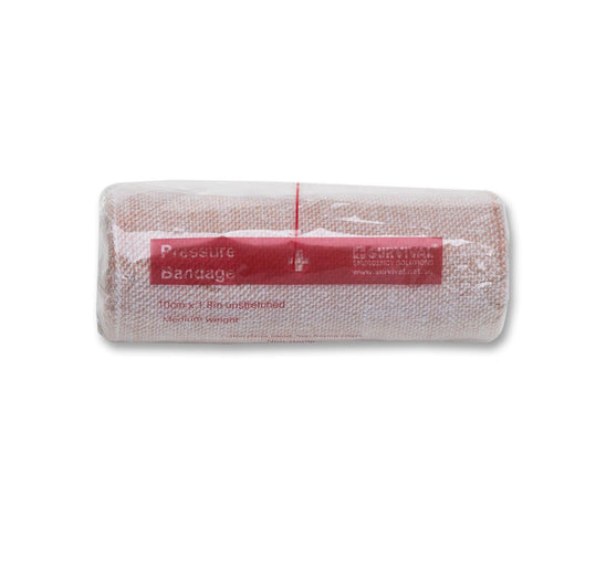 Pressure bandage, medium weight, 10cm x 1.8m unstretched - SURVIVAL