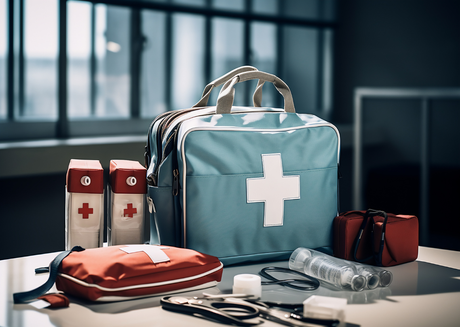 Blue first aid KIt