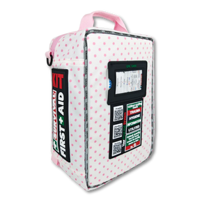 SURVIVAL Family First Aid KIT (Pink Polka)