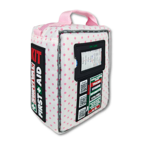 SURVIVAL Vehicle First Aid KIT (Pink Polka) - SURVIVAL