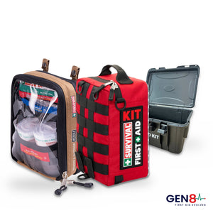4WD First Aid Bundle with Waterproof Box - SURVIVAL