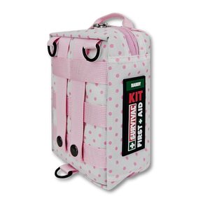 SURVIVAL Handy First Aid KIT (Pink Polka)