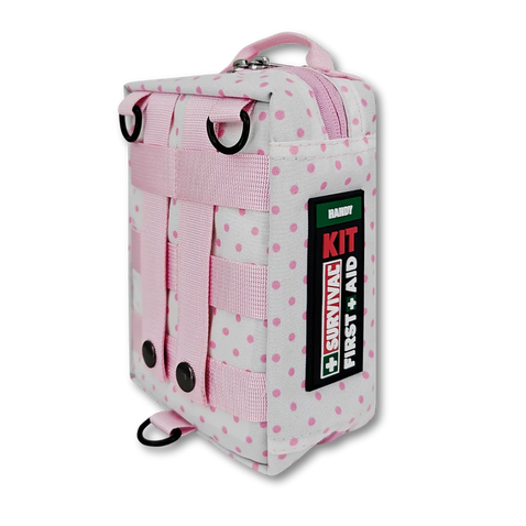 SURVIVAL Handy First Aid KIT (Pink Polka) - SURVIVAL