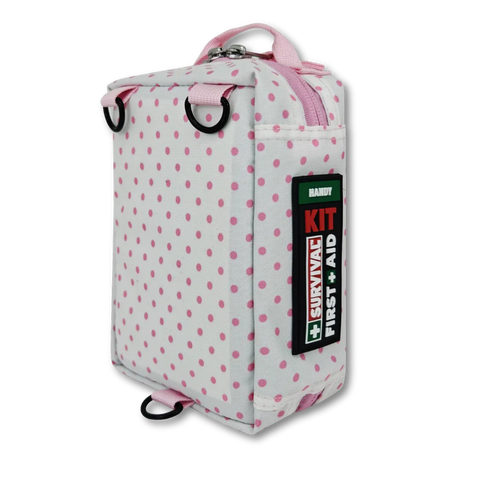 SURVIVAL Handy First Aid KIT (Pink Polka) - SURVIVAL