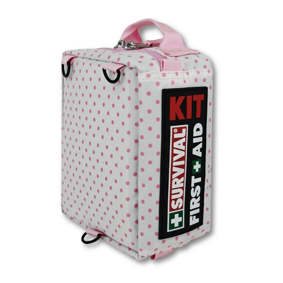 SURVIVAL Vehicle First Aid KIT (Pink Polka) - SURVIVAL