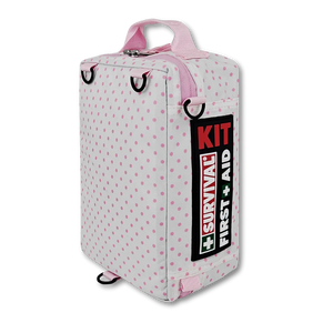SURVIVAL Family First Aid KIT (Pink Polka)