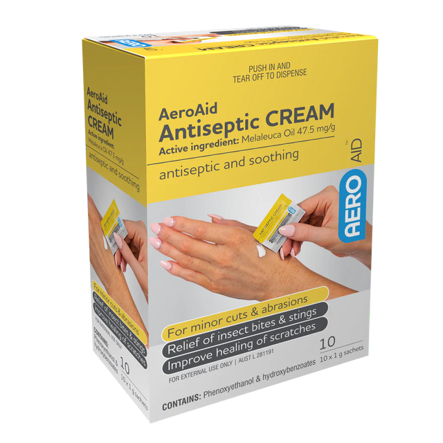 Antiseptic Cream Sachet 1g Box/10 - SURVIVAL