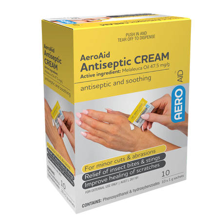 Antiseptic Cream Sachet 1g Box/10 - SURVIVAL