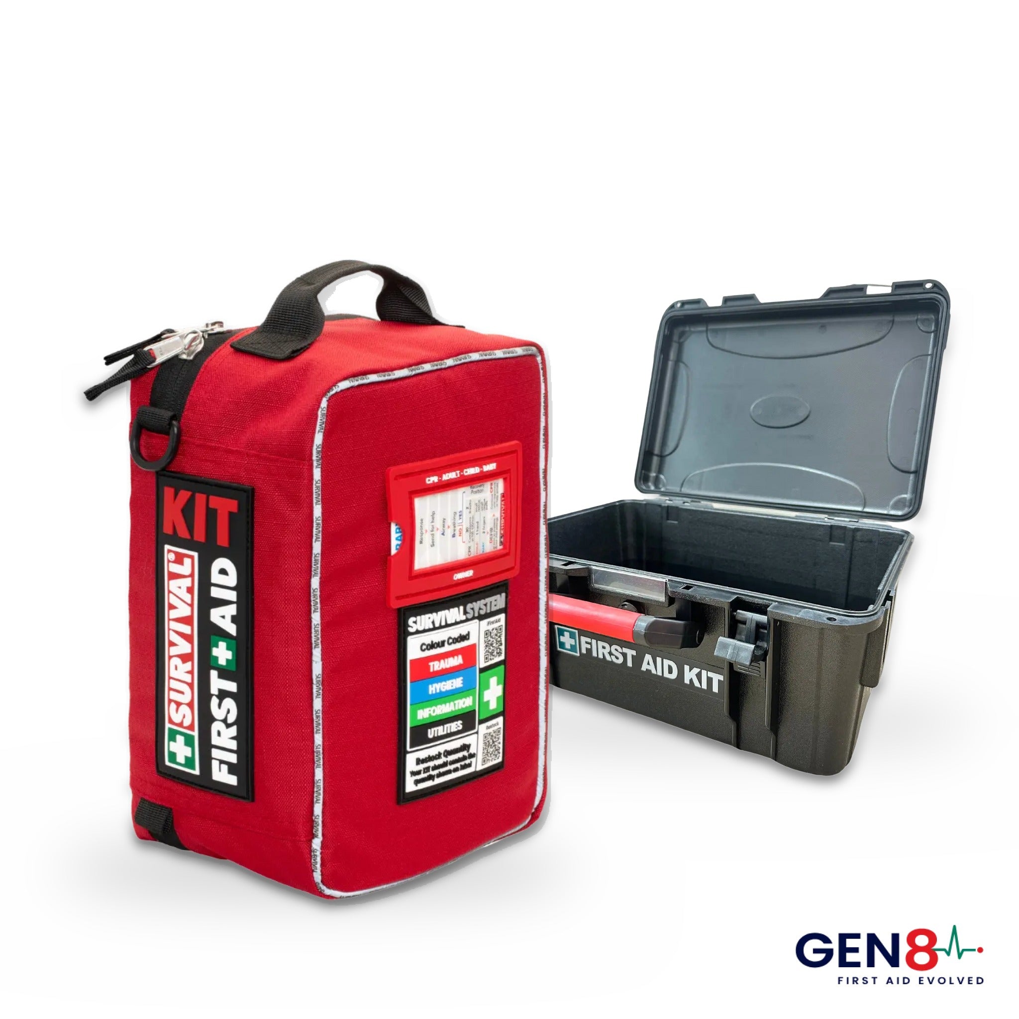 Boaties First Aid Bundle with Waterproof Box - SURVIVAL