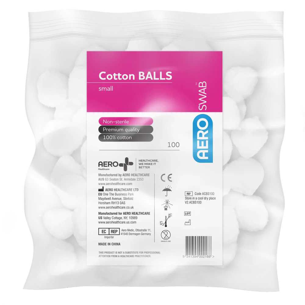 Small Cotton Balls Bag/100 - SURVIVAL