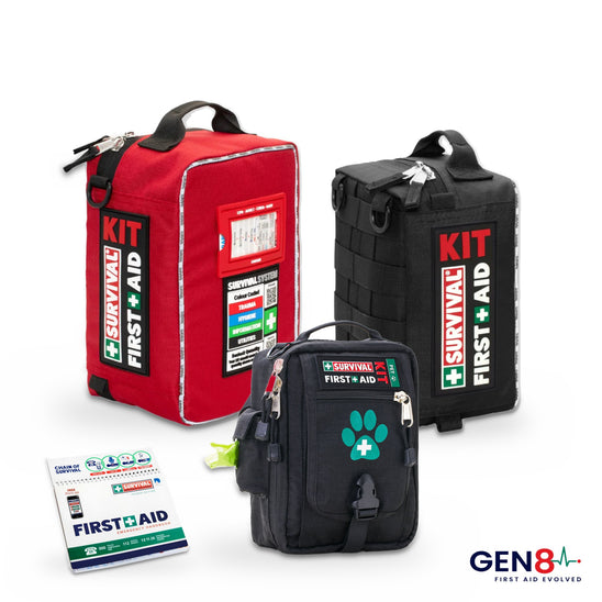 Family with Pets First Aid Bundle (Gen 8) - SURVIVAL