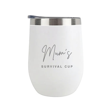 Mum's Survival Coffee/Vino Cup - SURVIVAL