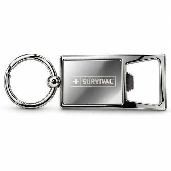 SURVIVAL Bottle Opener Keyring