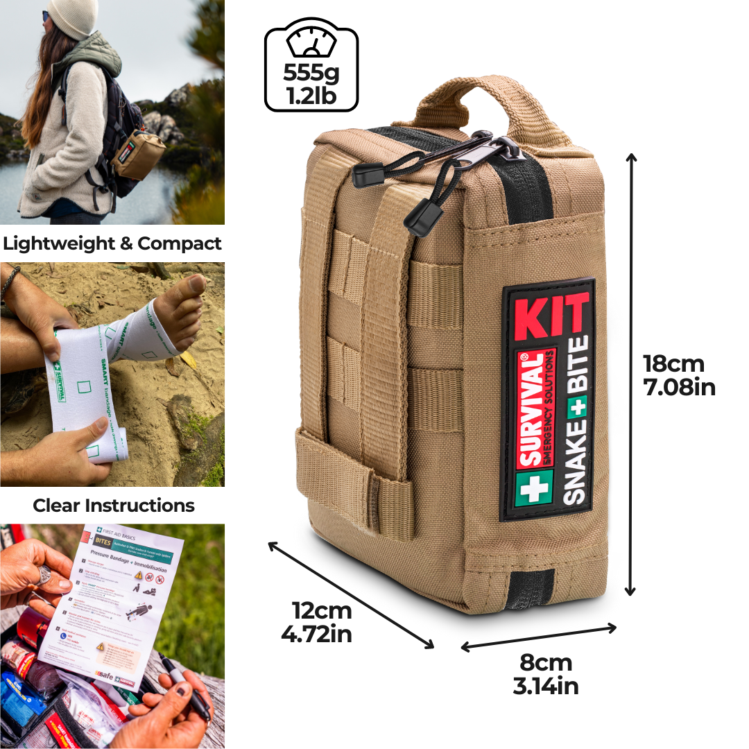 SURVIVAL Snake Bite KIT - Australia's #1 Snake Bite First Aid KIT