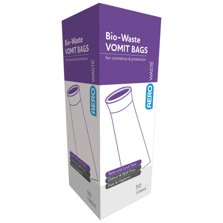 Bio-Waste Vomit Bag 1500ml Box/50 - SURVIVAL