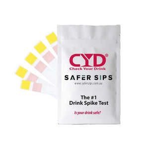 CYD Safer Sips drink spike test strips, pack of 5