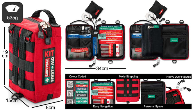 Motorcycle First Aid Bundle - SURVIVAL