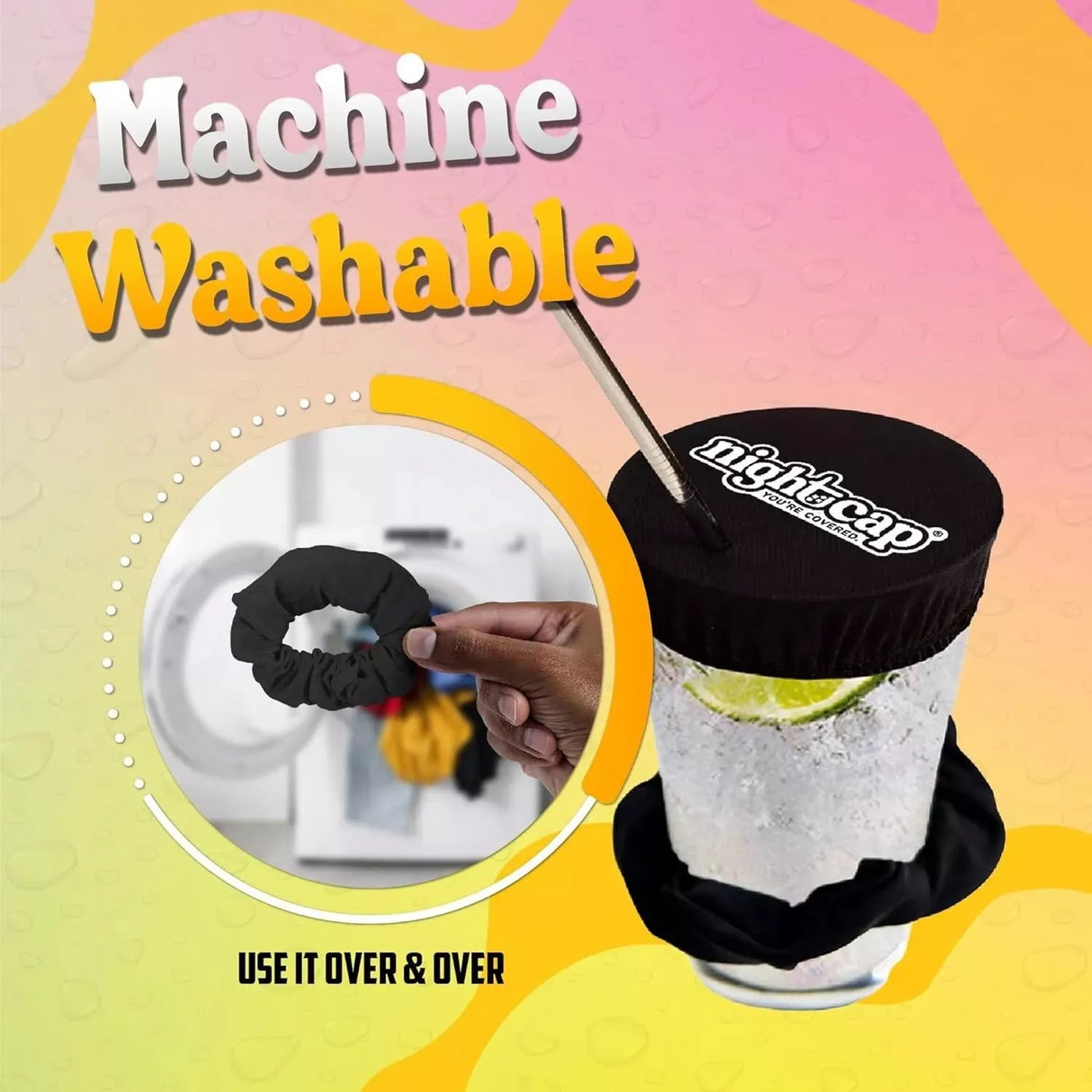 NightCap Scrunchie Pink