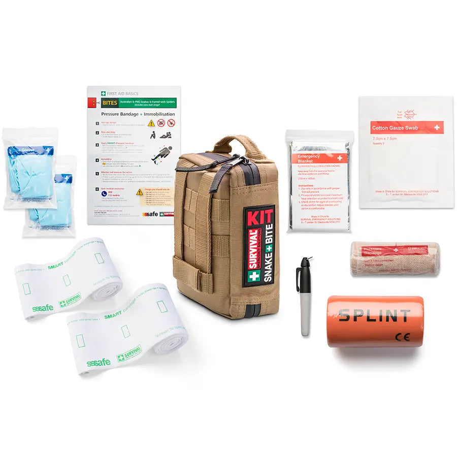SURVIVAL Snake Bite KIT - Australia's #1 Snake Bite First Aid KIT