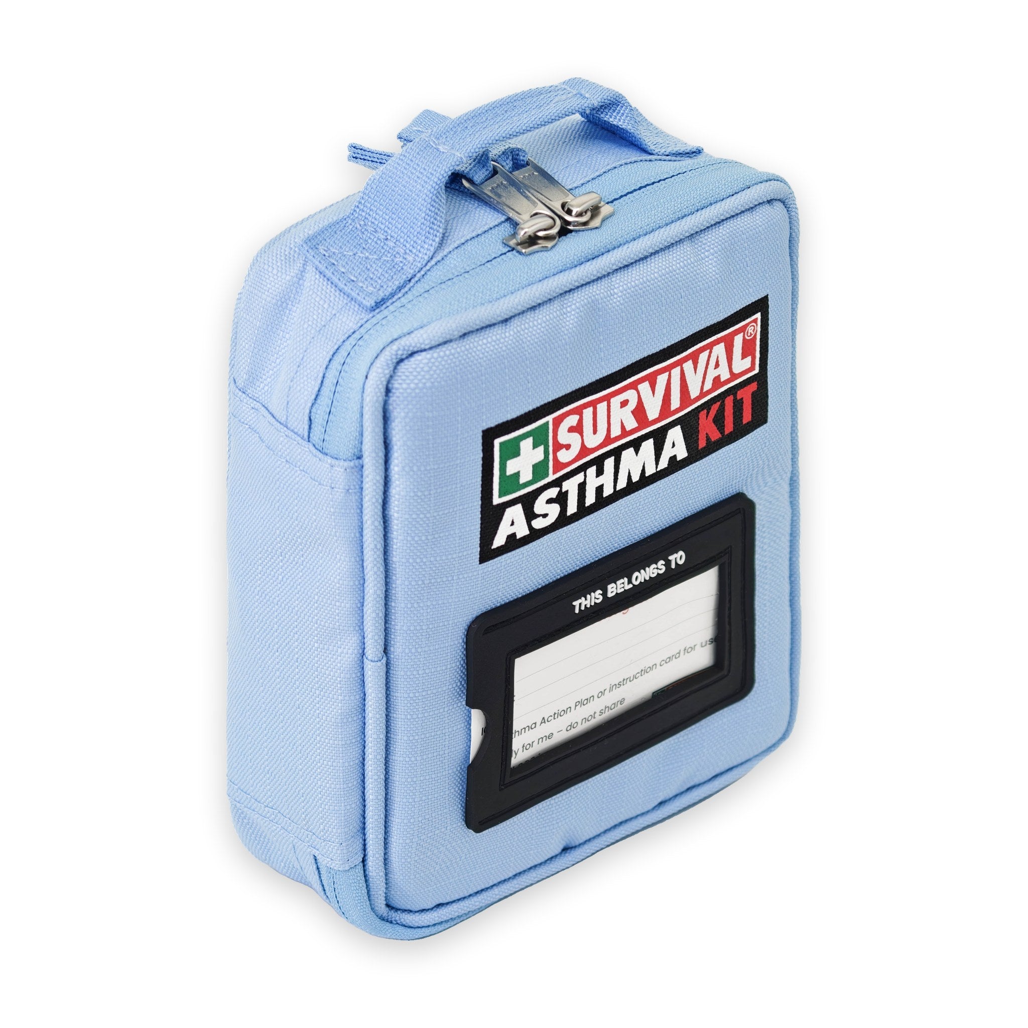 SURVIVAL Asthma KIT Blue, side view