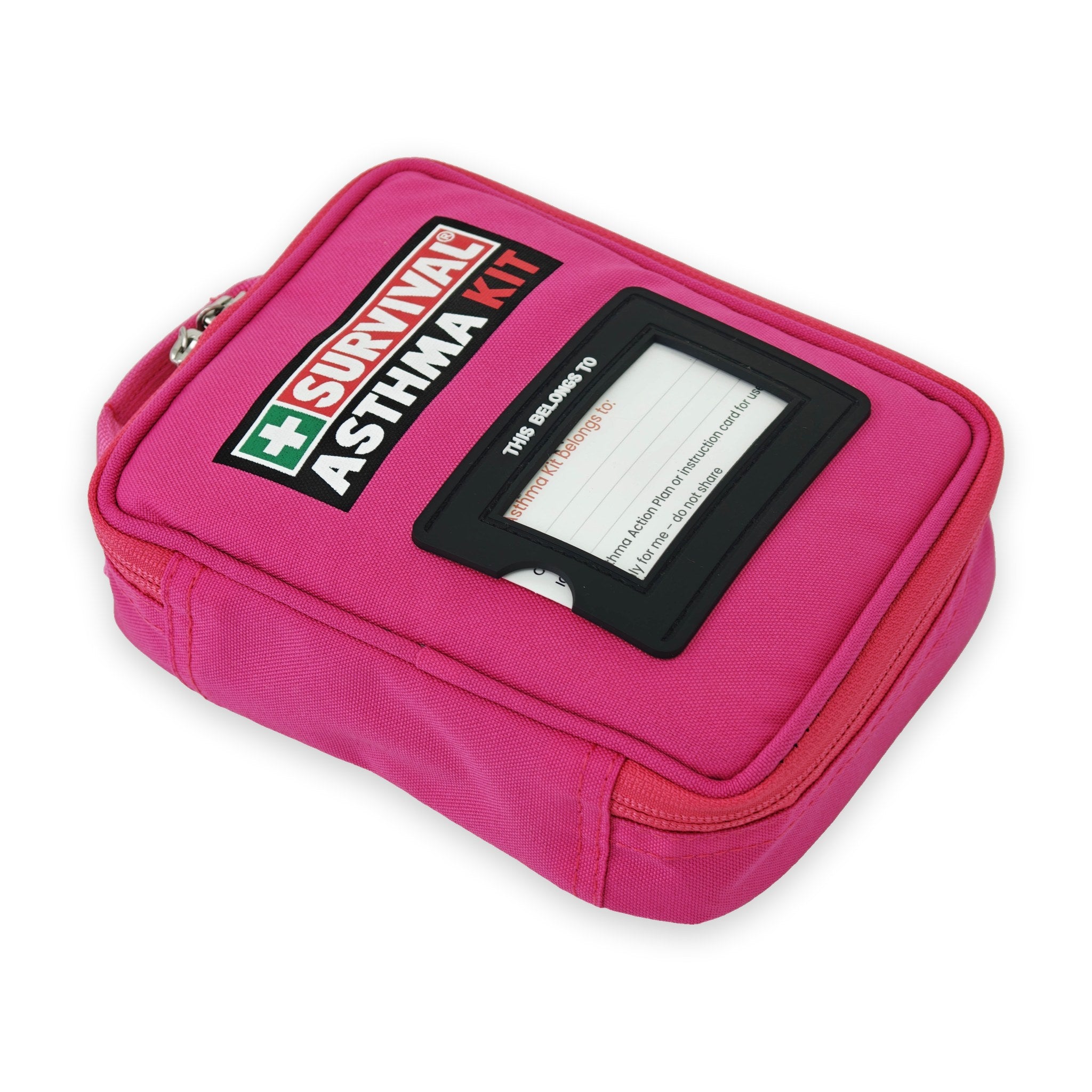 SURVIVAL Asthma KIT Hot Pink, top view