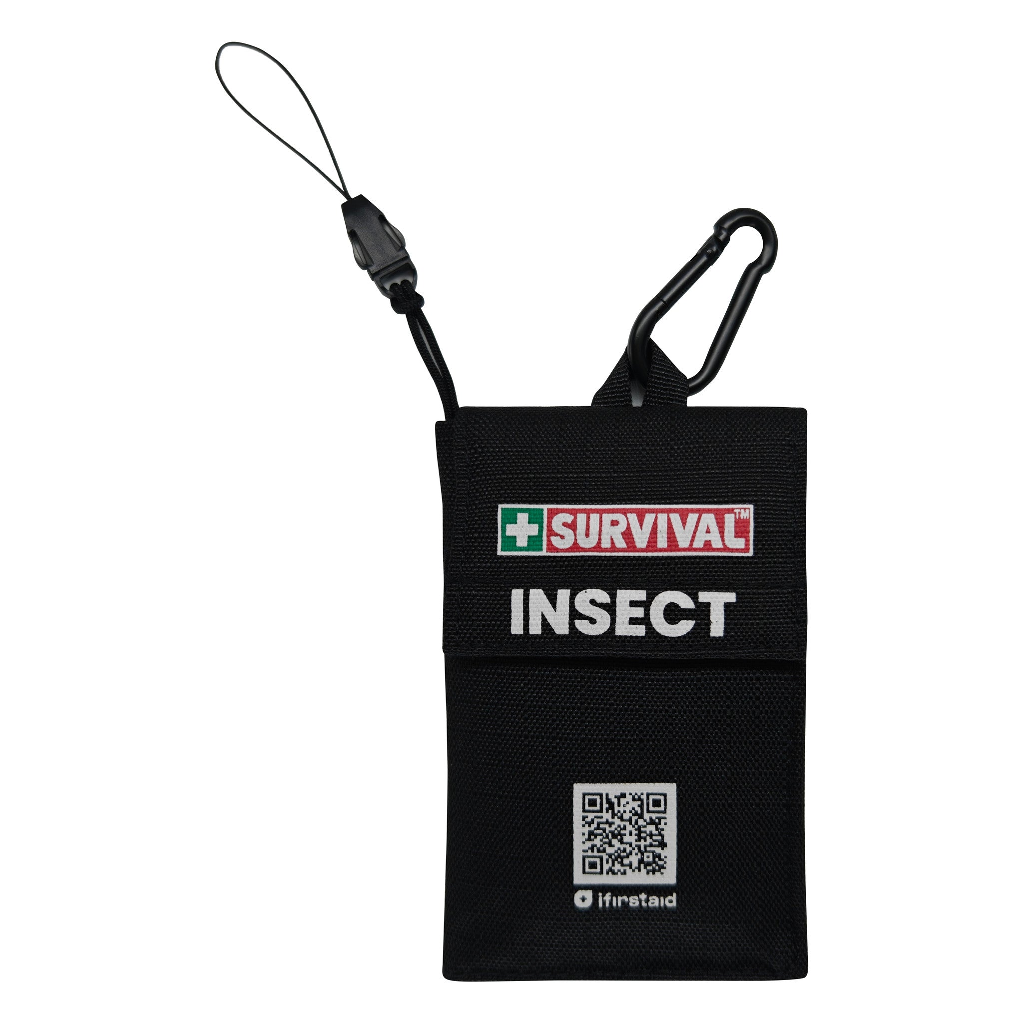 SURVIVAL Insect Bite KIT in Black, front
