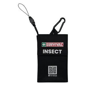 SURVIVAL Insect Bite KIT in Black, front