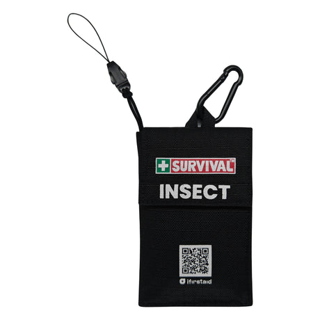 SURVIVAL Insect Bite KIT in Black, front