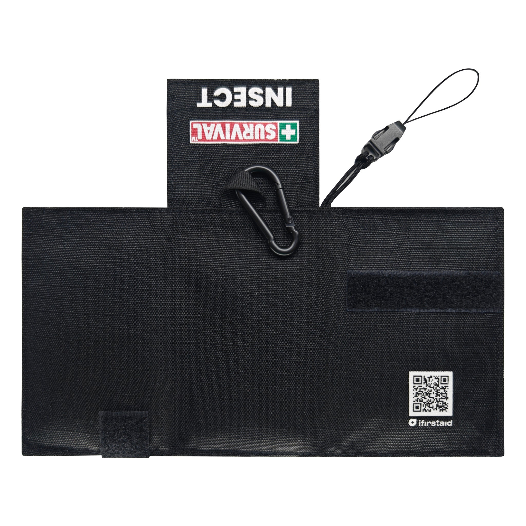 SURVIVAL Insect Bite KIT in Black, opened out