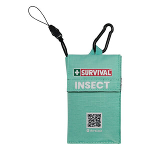 SURVIVAL Insect Bite KIT in Mint Green, front