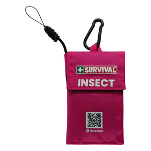 SURVIVAL Insect Bite KIT in Hot Pink, front
