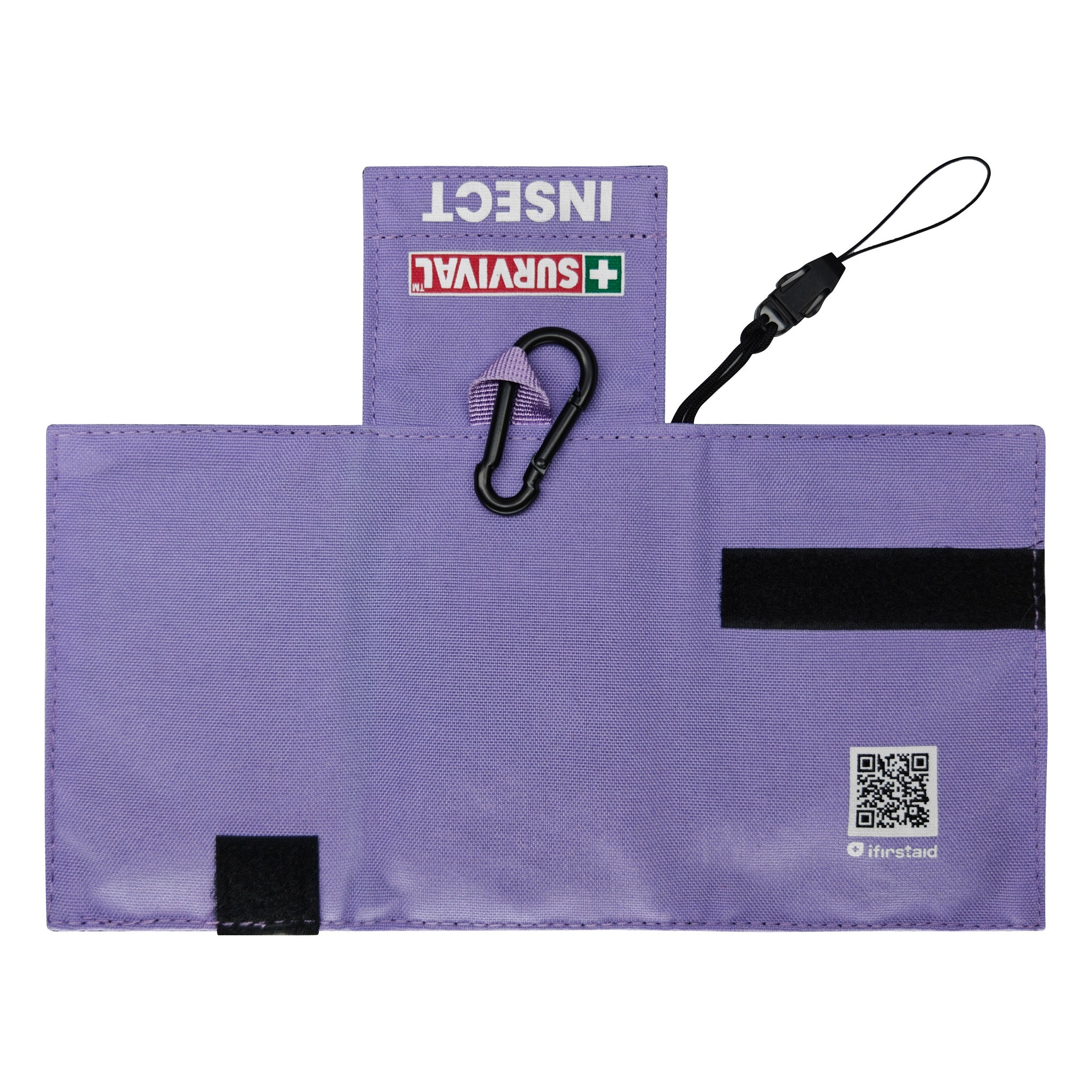SURVIVAL Insect Bite KIT in Purple, opened out