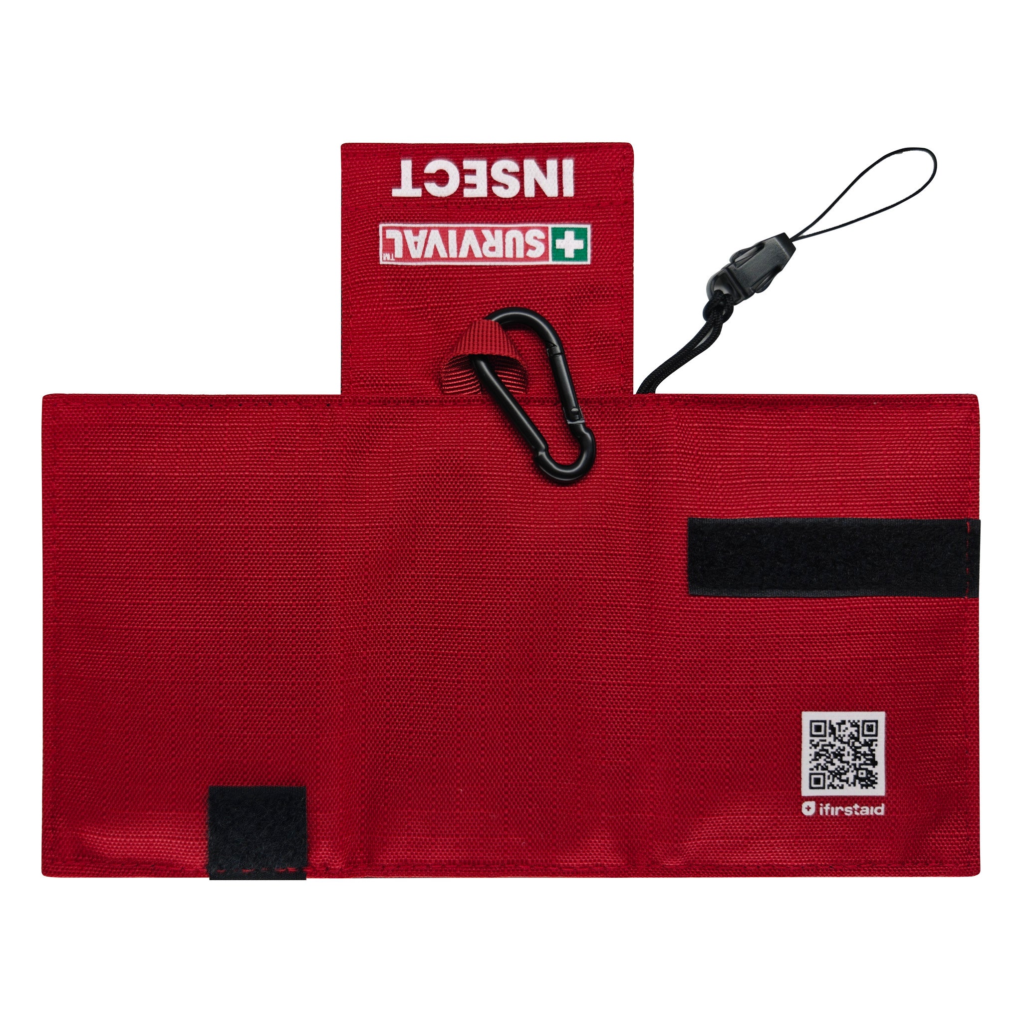 SURVIVAL Insect Bite KIT in Red, opened out