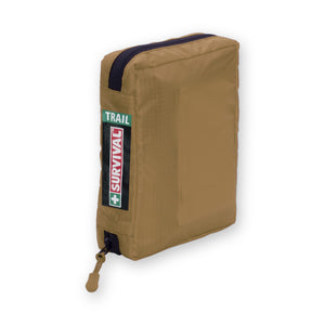 SURVIVAL Trail First Aid KIT Coyote Tan, front view