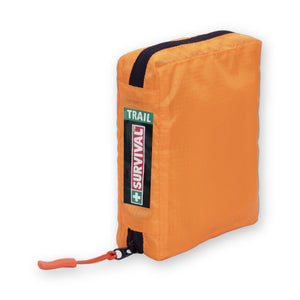 SURVIVAL Trail First Aid KIT Orange, front view