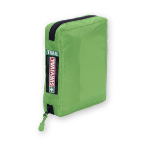 SURVIVAL Trail First Aid KIT Soft Grass, front view