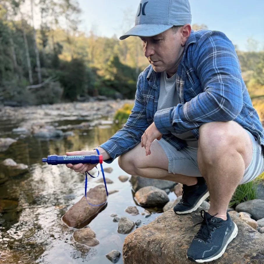 FREE SURVIVAL Water Filter Straw - SURVIVAL