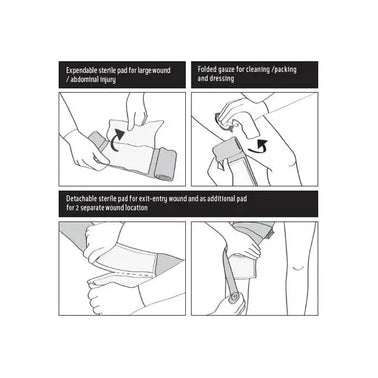 T3 Tactical Trauma Treatment Bandage - SURVIVAL