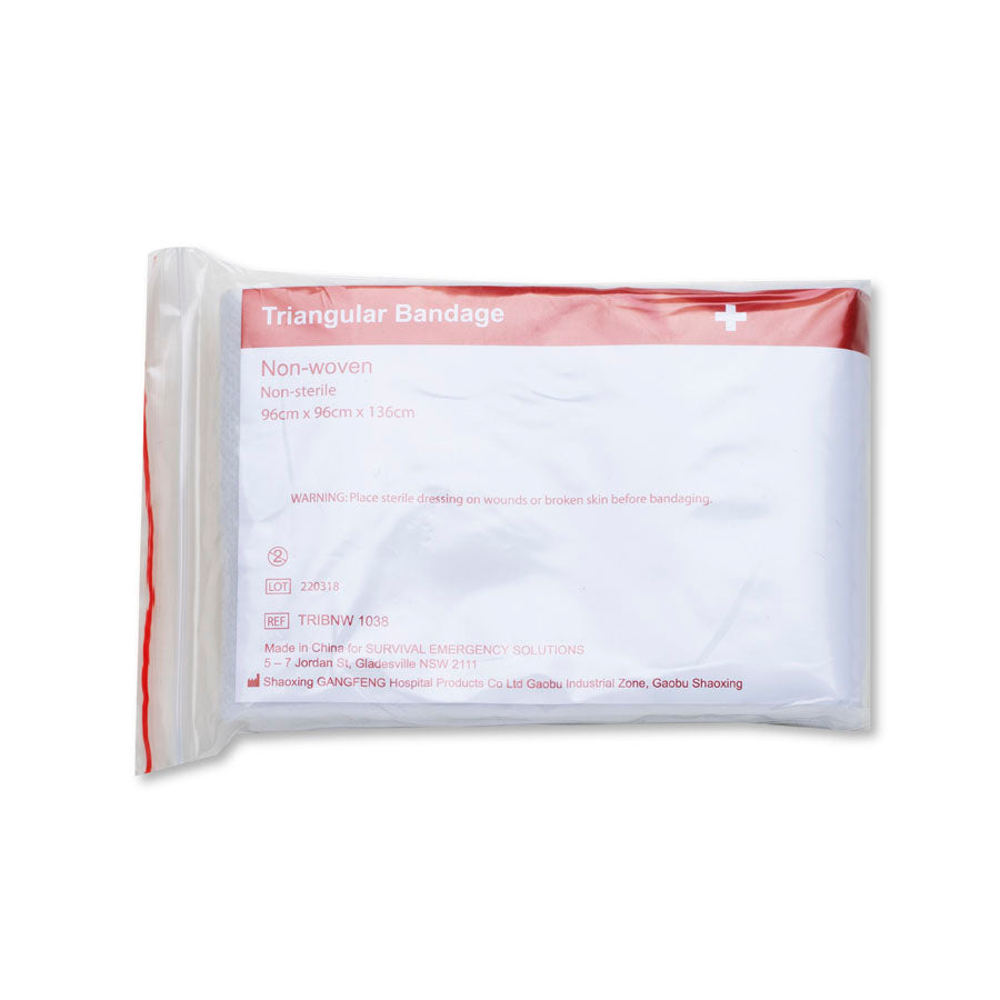 Triangular bandage, 96cm x 96cm x 136cm - SURVIVAL