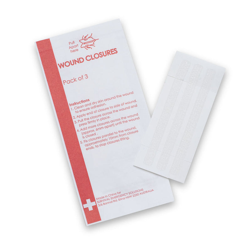 Wound Closures (Pack of 3) - SURVIVAL