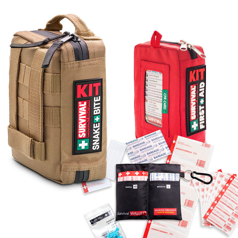 SURVIVAL Snake Bite First Aid KIT - For snakes & funnel-web spiders