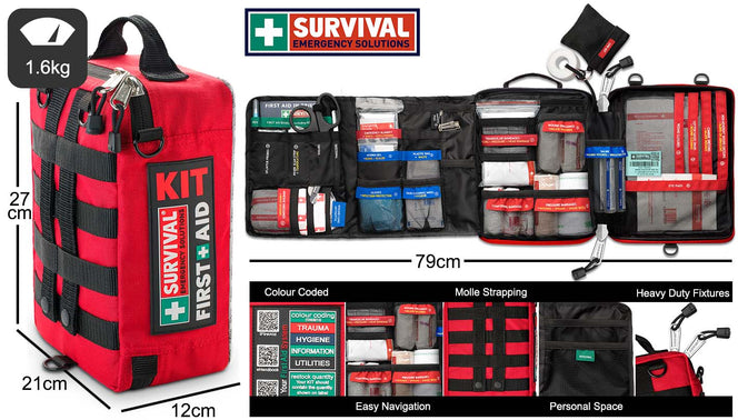 SURVIVAL Family First Aid KIT PLUS - SURVIVAL